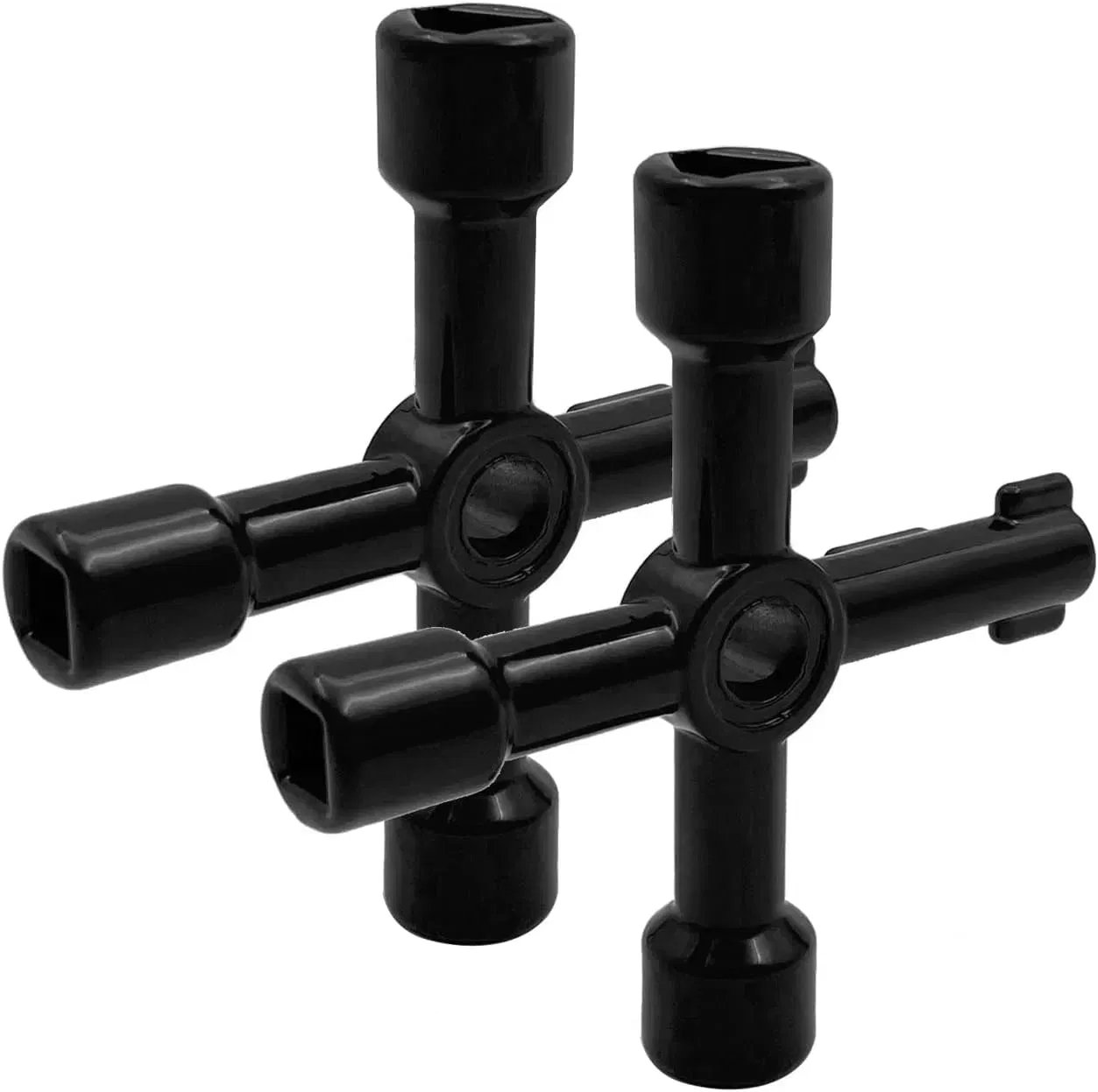 4 in 1 Universal Cross Key Stainless Steel Triangle Square Key