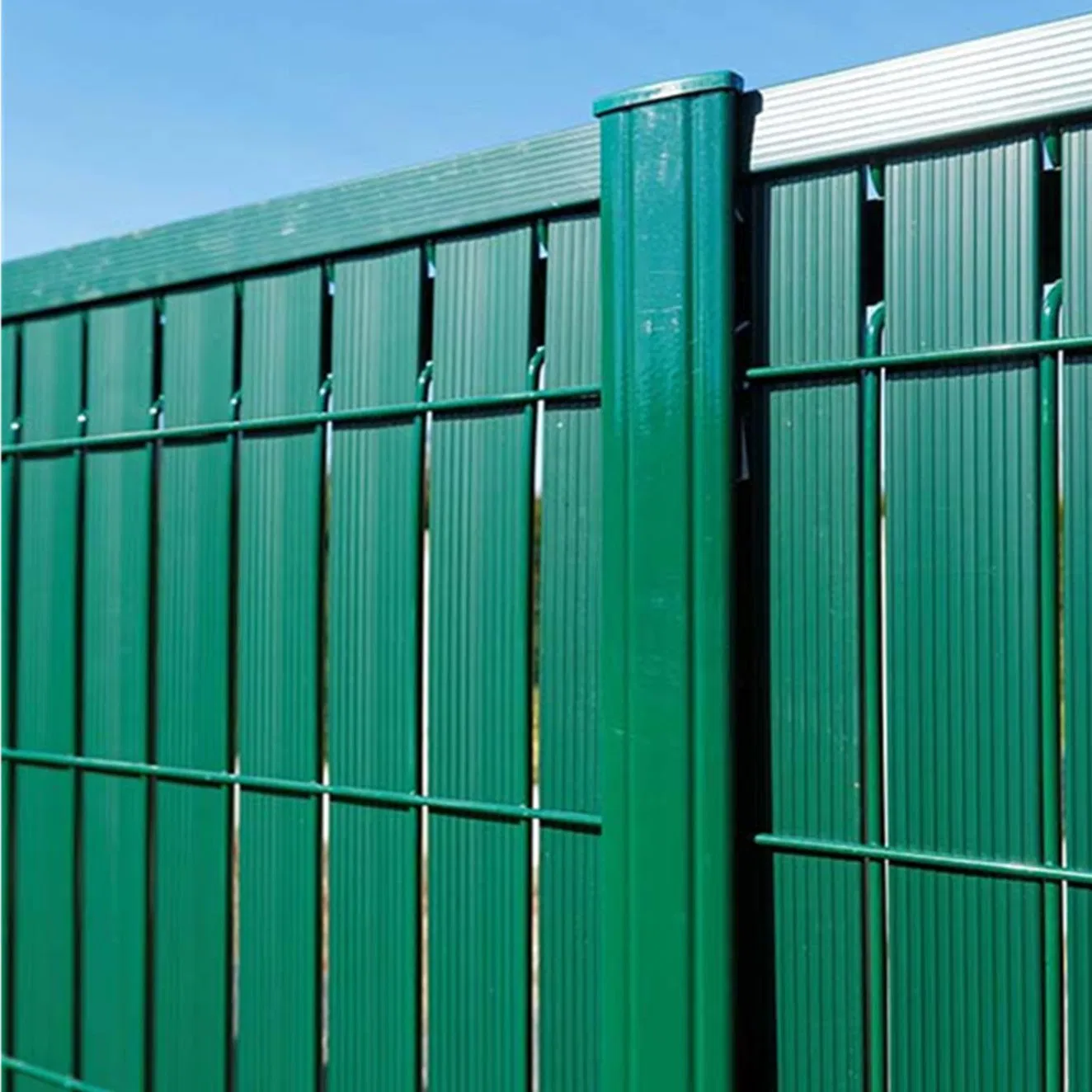 Occultation PVC Slats 3D Garden Fence Panels