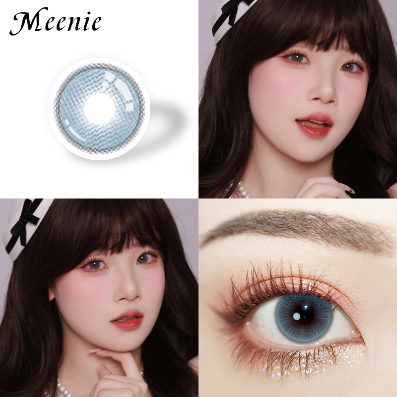 Meenie Brand Can OEM/ODM Lenses Contact Wholesale Yearly Disposable Colored Eye Contact