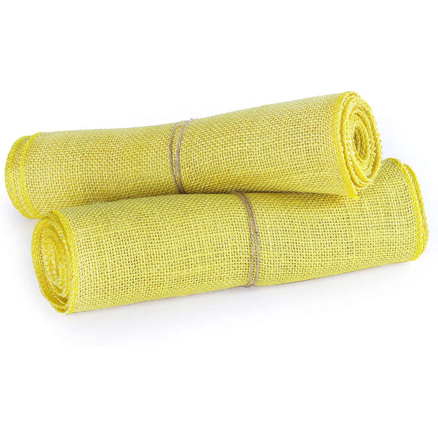 Yellow Vintage Rustic Home Decor Jute Table Cloth