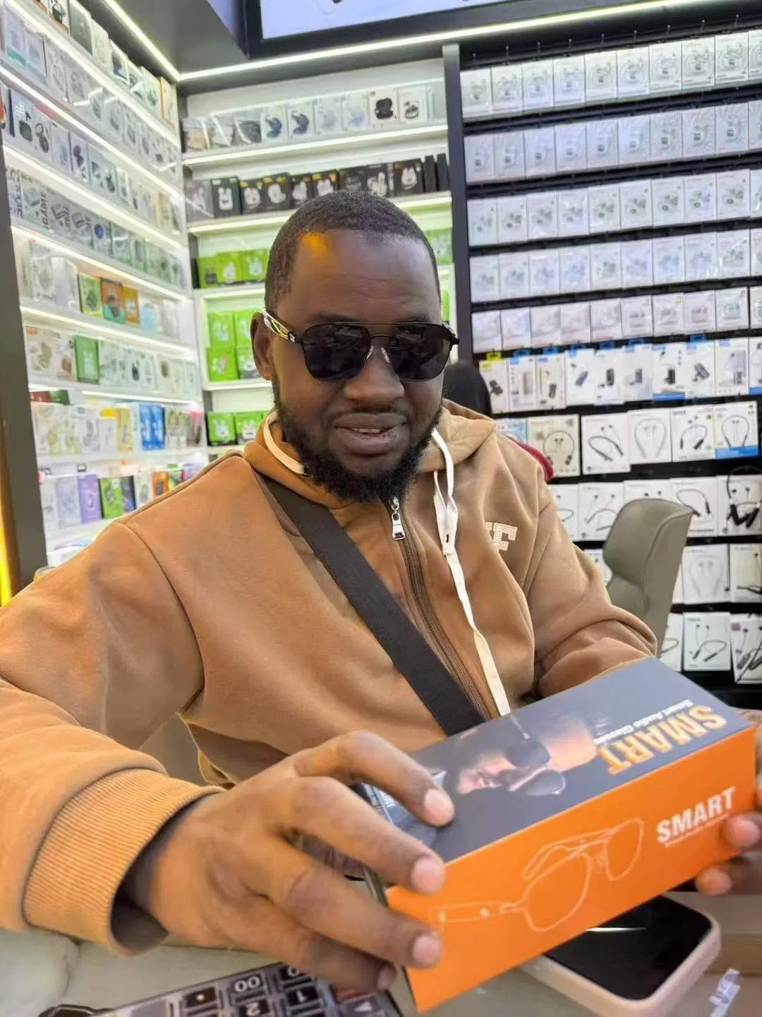 Bluetooth Headphone Wireless Call Smart Audio Glasses for Sg-15 PRO Music Navigation Player