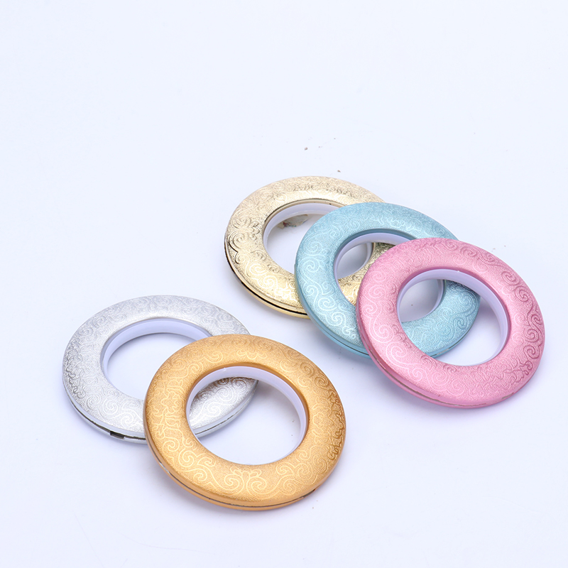 Wholesale Production Plastic Eyelet Curtains Wear Resistant and Durable Round Curtain Ring Eyelet