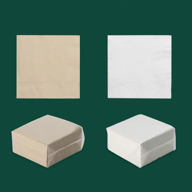 High Quality Embossed Recycled Virgin Wood Pulp Skin Friendly Paper Napkin