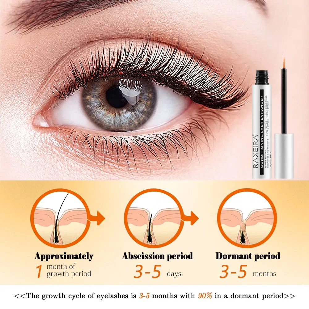 Wholesale 100% Organic Natural Private Label Eyelash Extension Lash Growth Serum