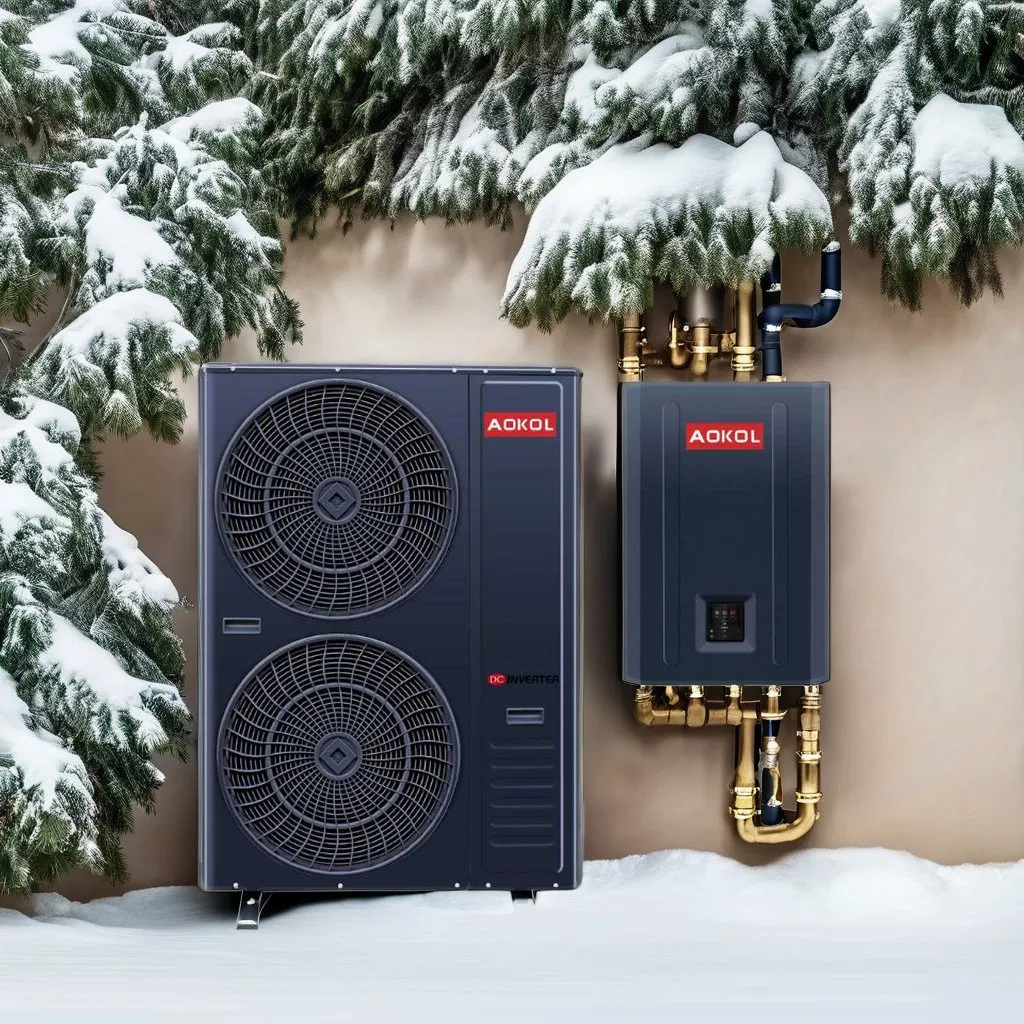 Europe New Energy Split R32 16kw 18kw Heat Pumps,Evi DC Inverter Air to Water Heat Pump with Smart WiFi Control.ERP a+++, Floor Heating Central Air Conditioning