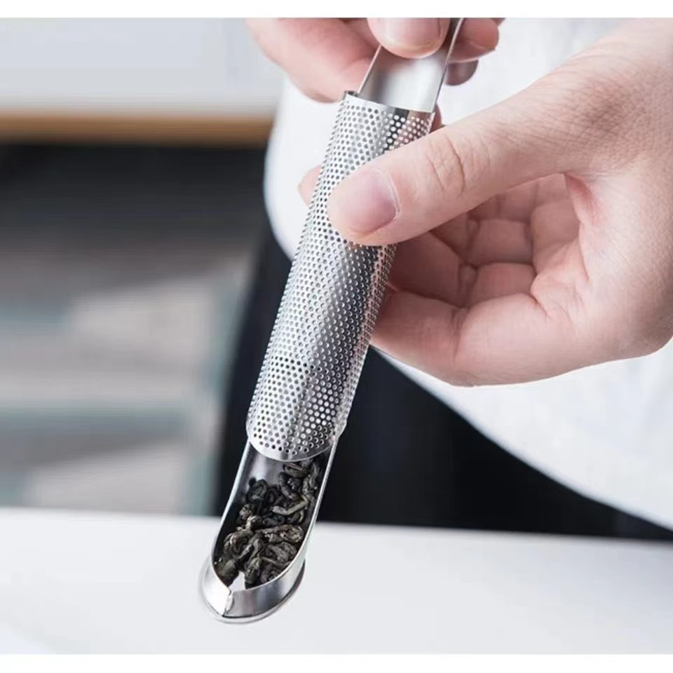 Hanging Tube Tobacco Pipe Tea Diffuser Strainer Stainless Steel Pipe Tea Infuser