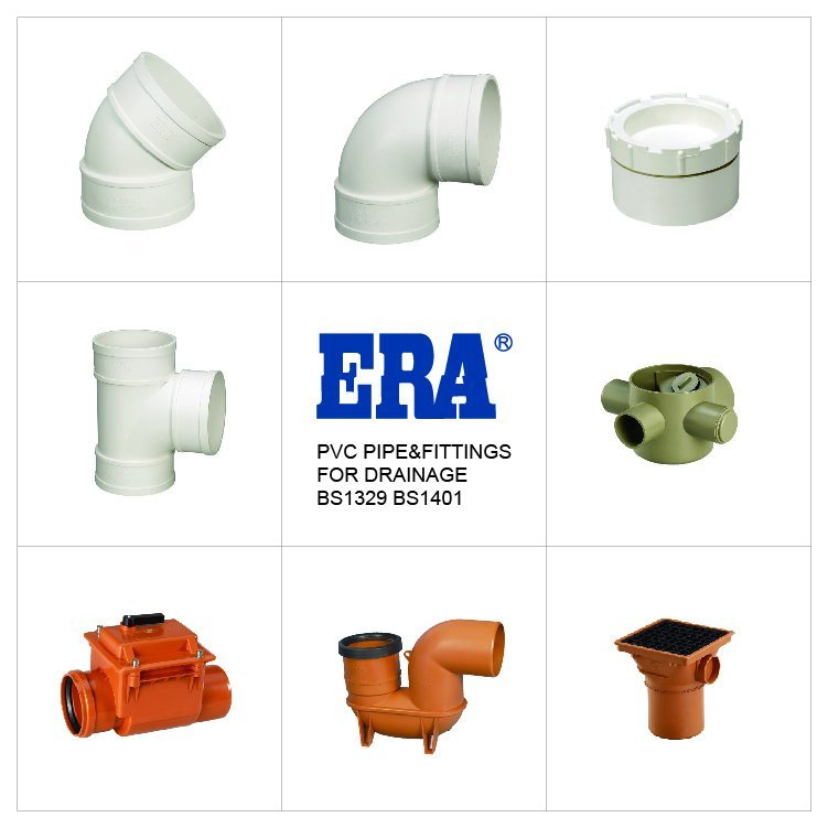 Era UPVC/PVC/Plastic Drainage Fitting Skew Cross