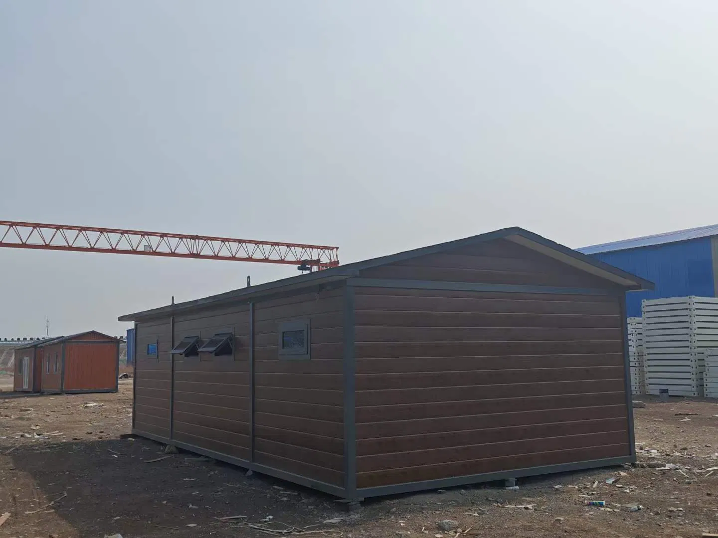 Prefab Shop Office Sandwich Panel Mobile 20FT Flat Pack Prefabricated Container House