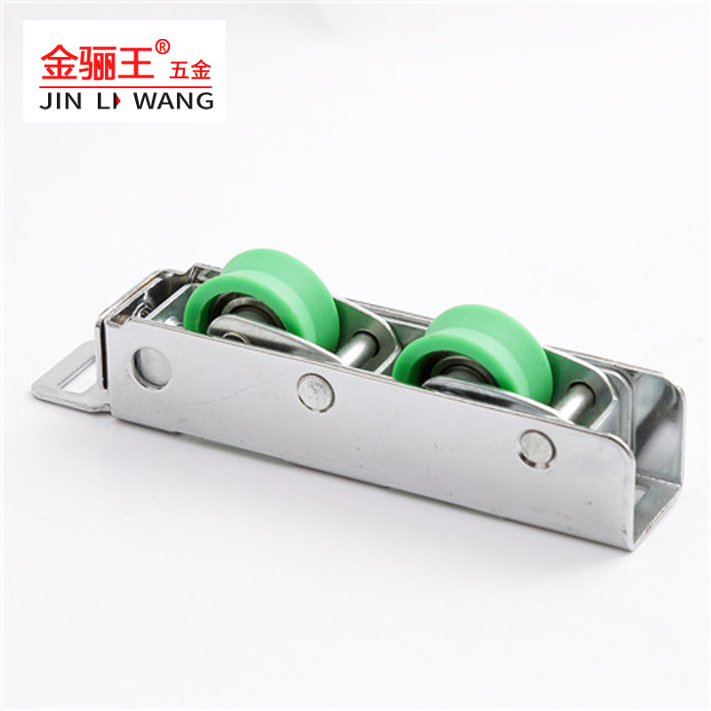 ISO9001 Adjustable V-Groove Sliding Door Roller UPVC Aluminum Window Rollers with Double Wheels