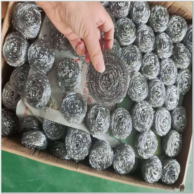 Metal Scrubber Stainless Steel Wire Sponge Scourer