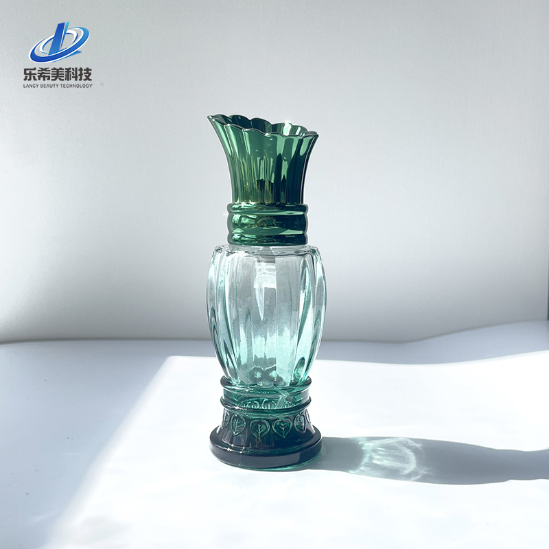 Empty Bottle 60ml Glass Perfume Multicolor Bottle Cosmetic Packaging with Spray Pump Customized Container Parfume Pump Spray Bottle