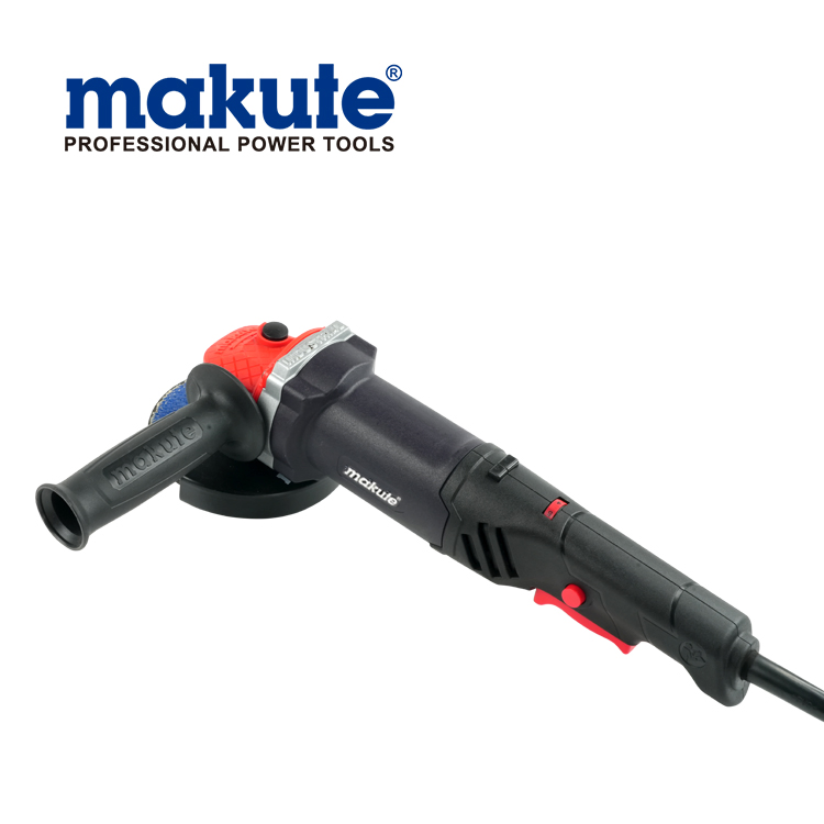 Makute 100mm 115mm 125mm Variable Speed Adjustment Long Handle Angle Grinder