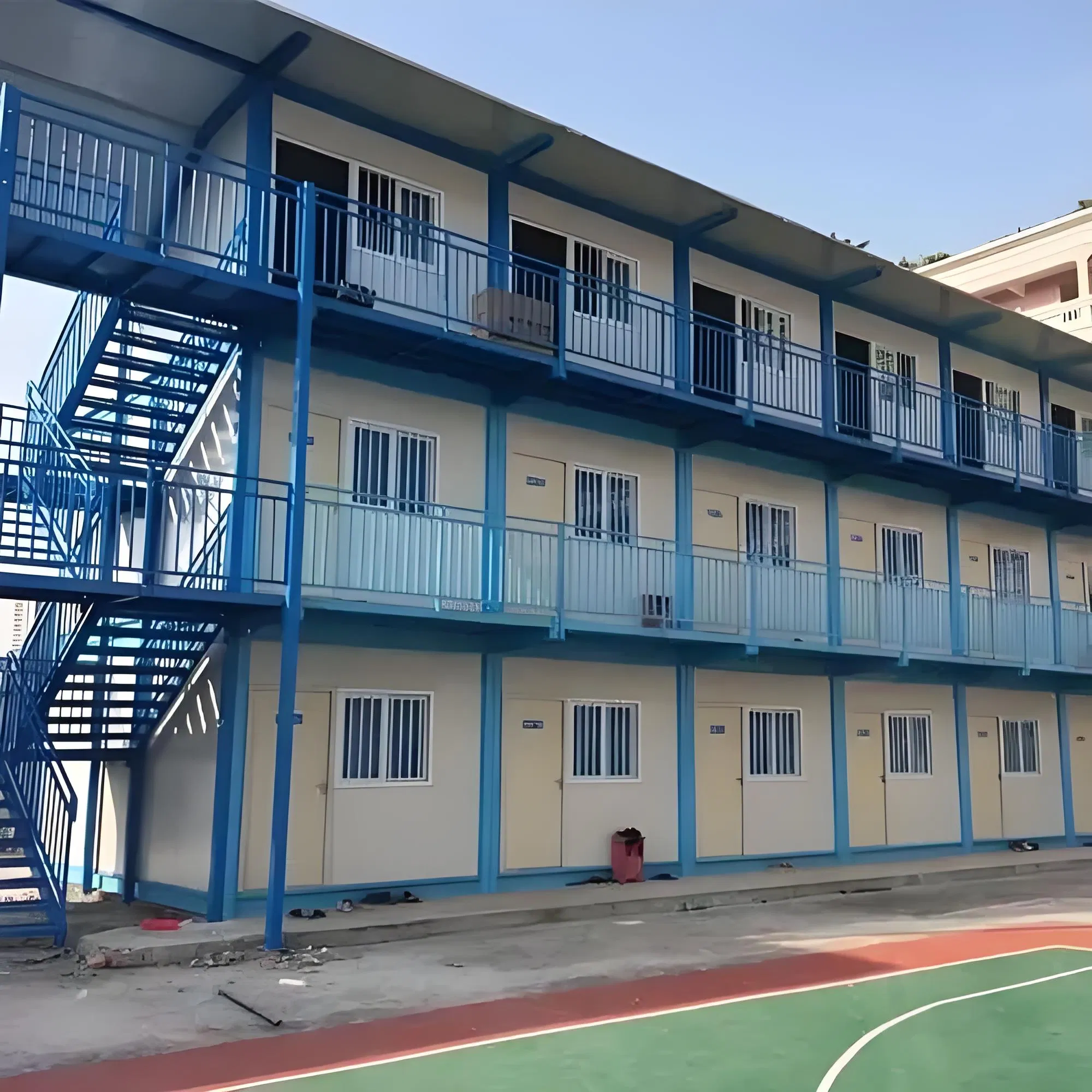 Luxury Light Steel Villa Sentry Box Guard House Office Building Shop Portable Prefab Homes Prefab Flat Pack Container House