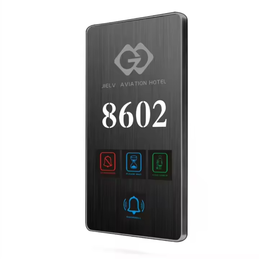 House Number Door Plates Hotel Switch Panel Modern Design Doorbell Panel