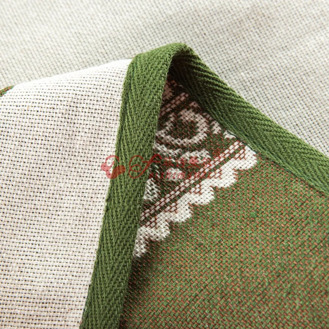 New Stylish Restaurant Waist Kitchen Cooking Cotton Hemp Aprons Barista Apron