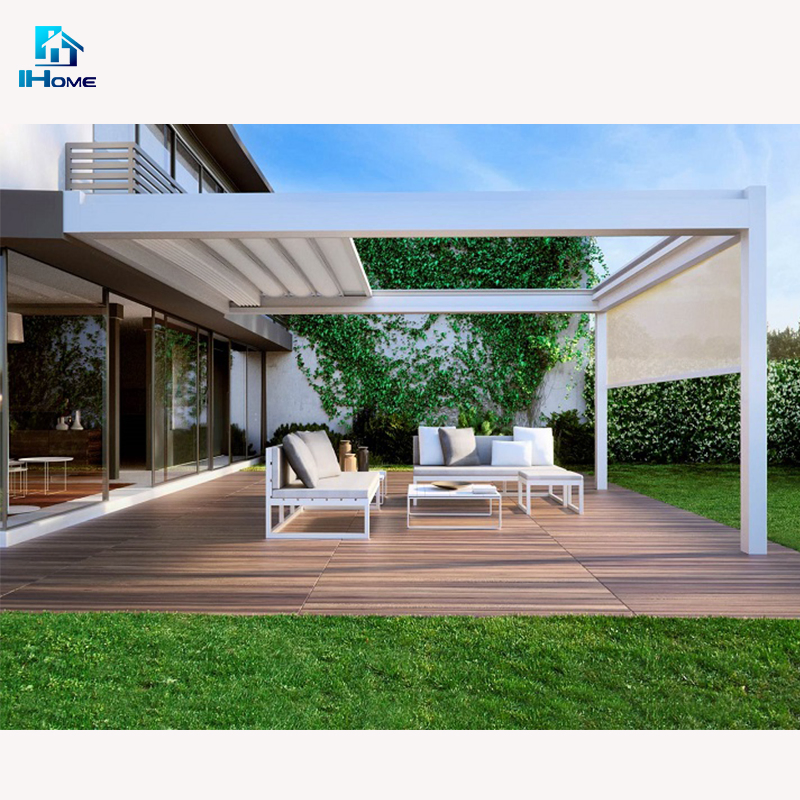 Sun Shade Remote Control Electric Aluminum Outdoor Pergola