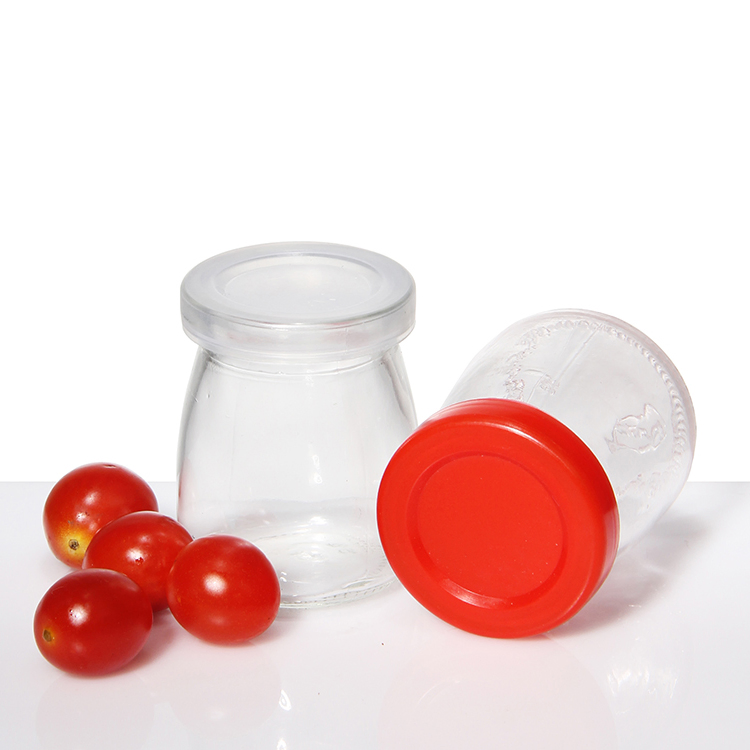 Cheap Price 3oz 7oz 10oz Clear Food Storage Bottle Glass Container with Cork and Spoon