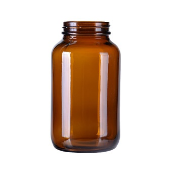 Pharmaceutical 60ml Wide Mouth Amber Glass Pill Bottles