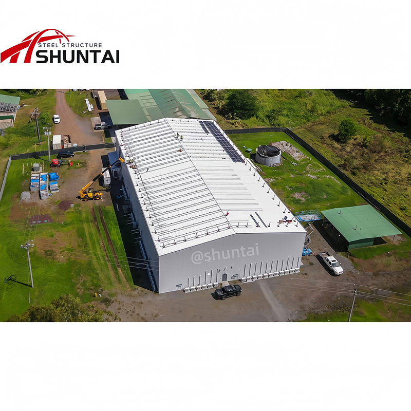Customized Pre-Engineerd Prefabricated Shed Warehouse Workshop Steel Structure for Industrial Construction