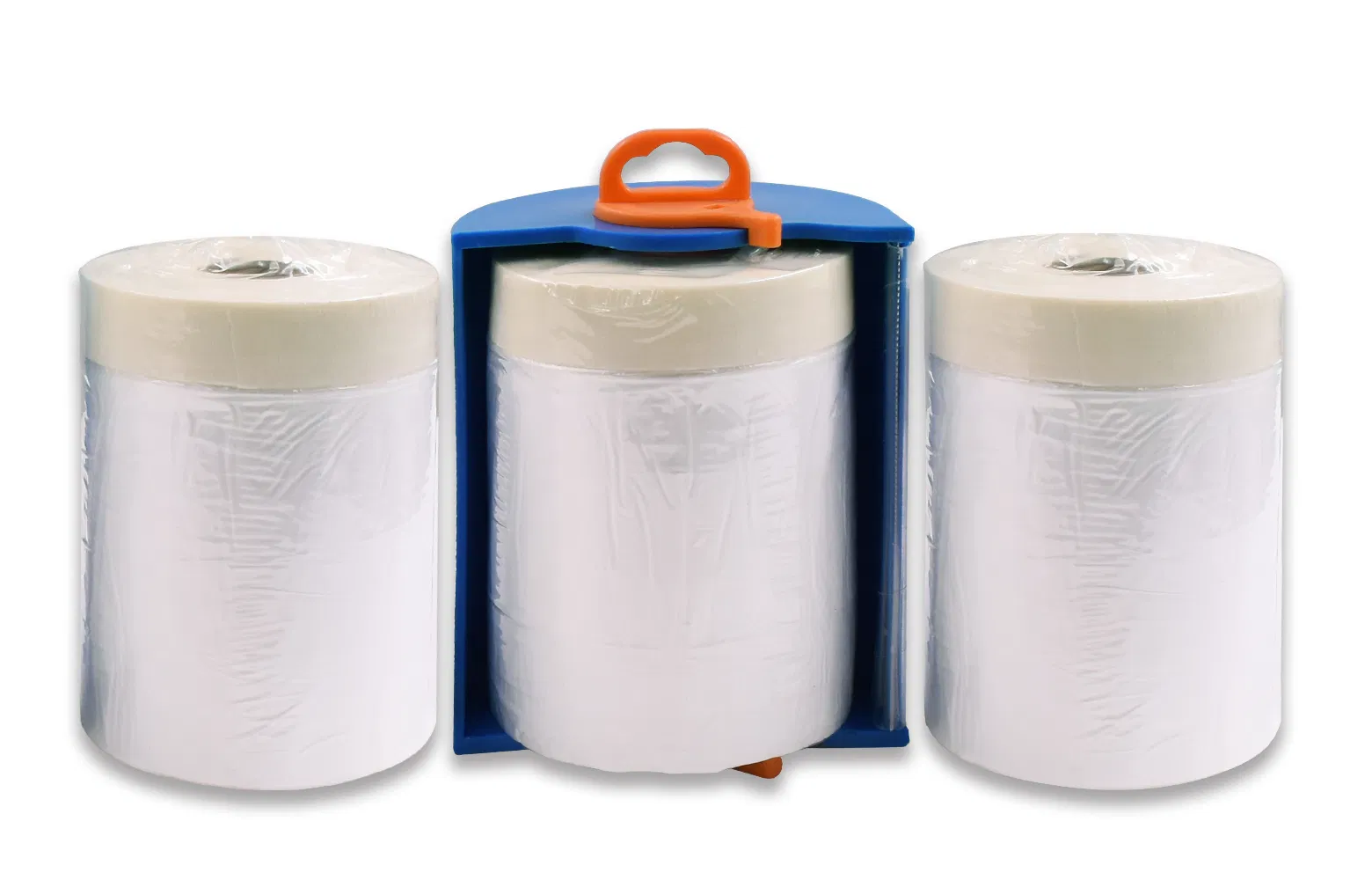 Rollingdog-PRO 81238 Pre-Taped Masking Film with Dispenser (4PC)