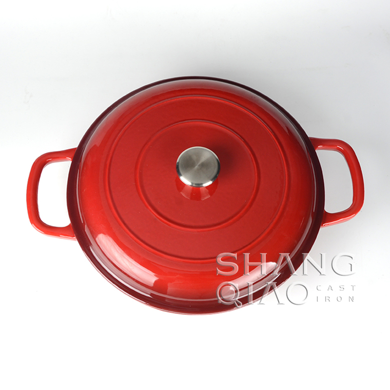 Чугунная жаровня-казан с крышкой