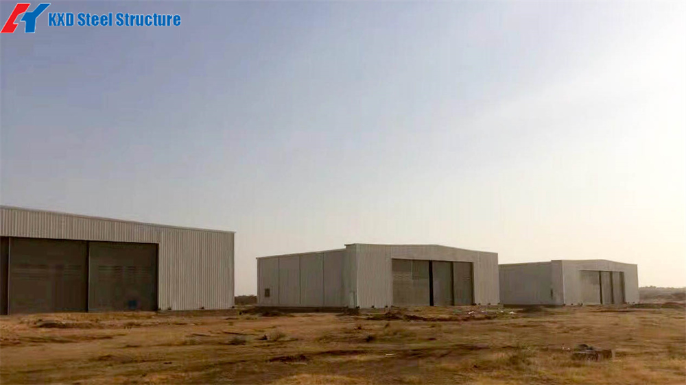 Prefabricated Light Steel Structure Hangar Outdoor Shed Building
