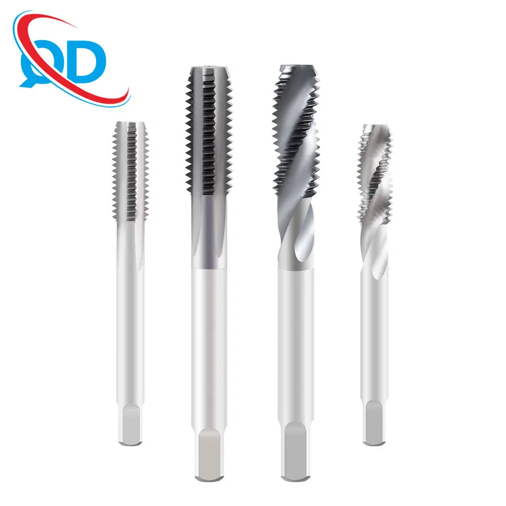 Sitelun Machine Tap Tungsten Steel Thread Tapping Drill Screw Tap CNC Tungsten Alloy Straight Flute Threading