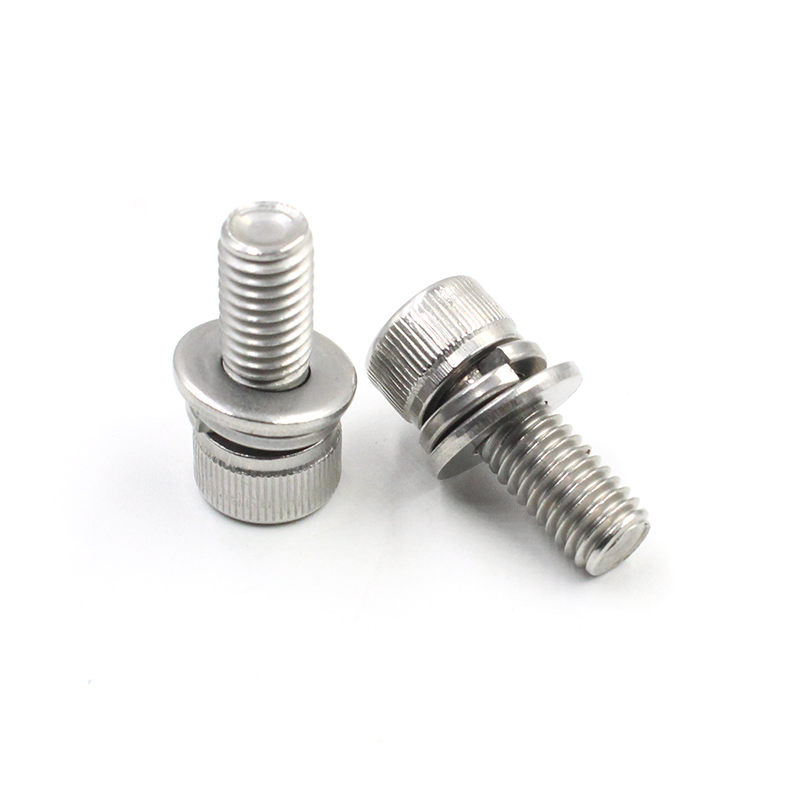 China Fasteners Metal Screw Stainless Steel DIN912 Hex Socket Head Screw with Captive Washers