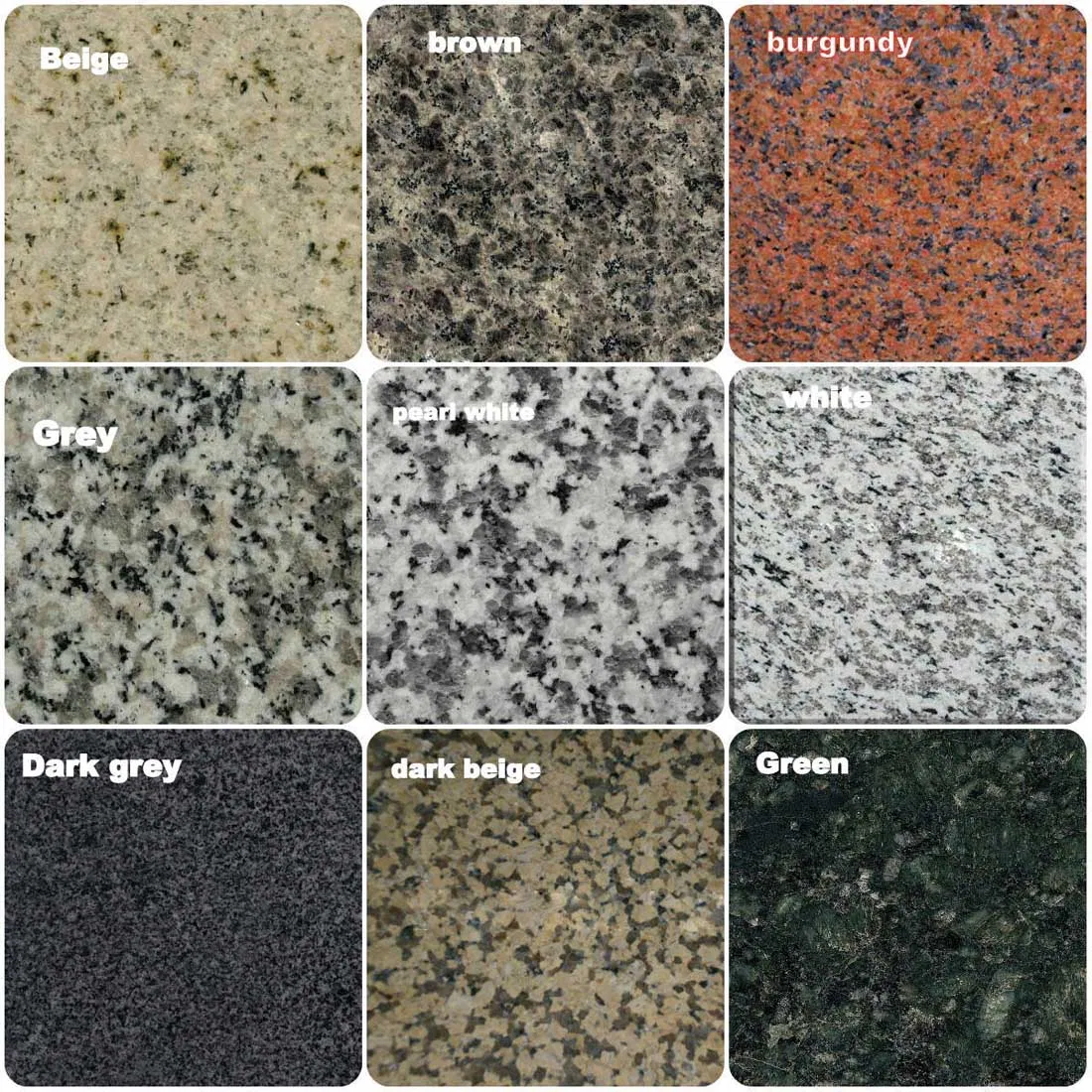 G681/G682/G603/G654/G664 China Cheap Stone Granite Slab with Dry Stone Layout