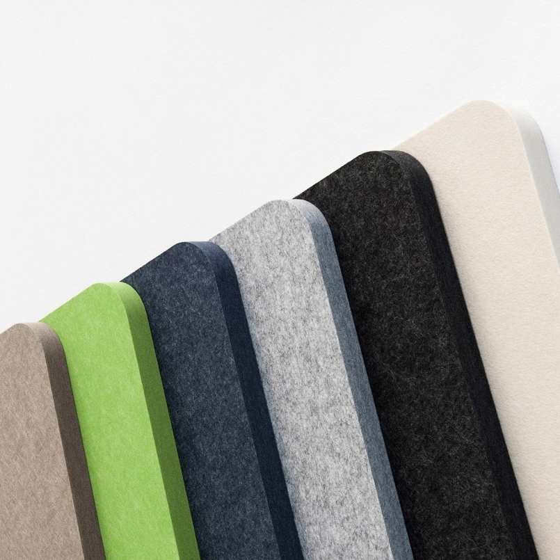 High Quality Sound-Absorbing Board Soundproof Wood Slat Wall Panel Acoustic Felt Panels for Interior Decoration Wall and Ceiling