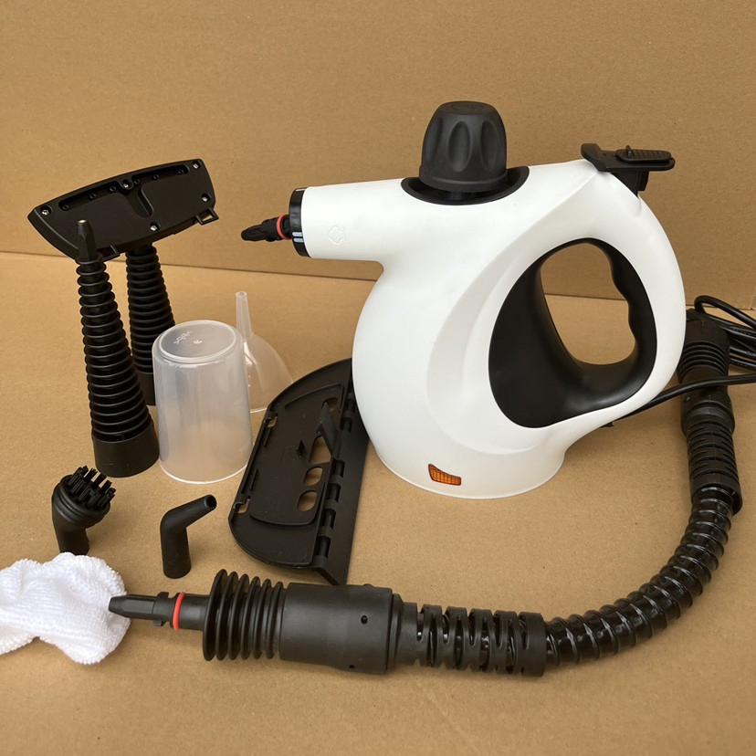 Handheld 1200W Steamer for Cleaning Kitchen Grease Bathroom Grout Car Upholstery