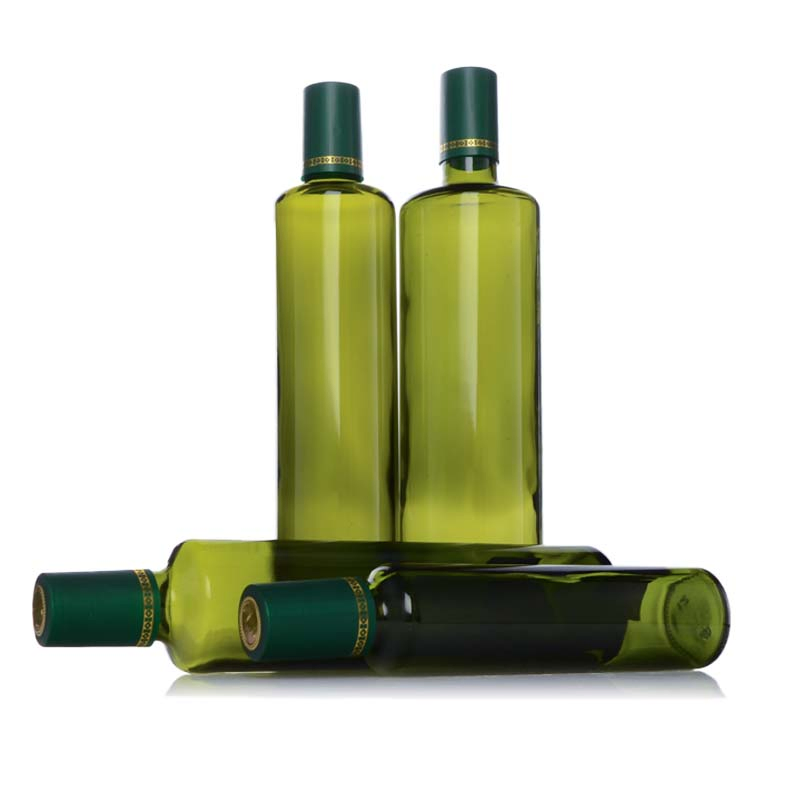100ml 250ml 500ml 750ml 1000ml Glass Vinegar Bottles Green Color Olive Oil Glass Bottle