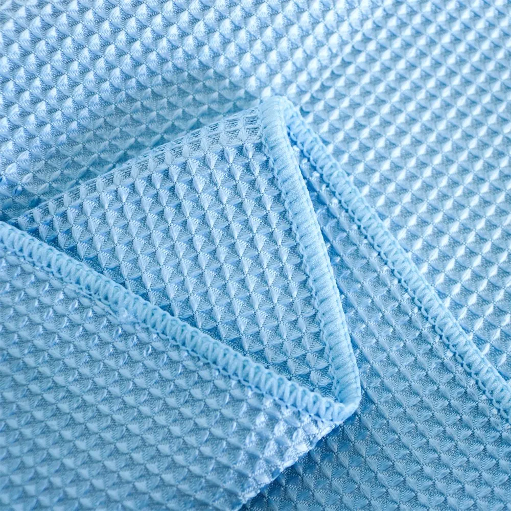 Super Absorbent Fast Drying Waffle Weave Drying Dish Cloths Microfiber Kitchen Carcare Glass Cleaning Towel