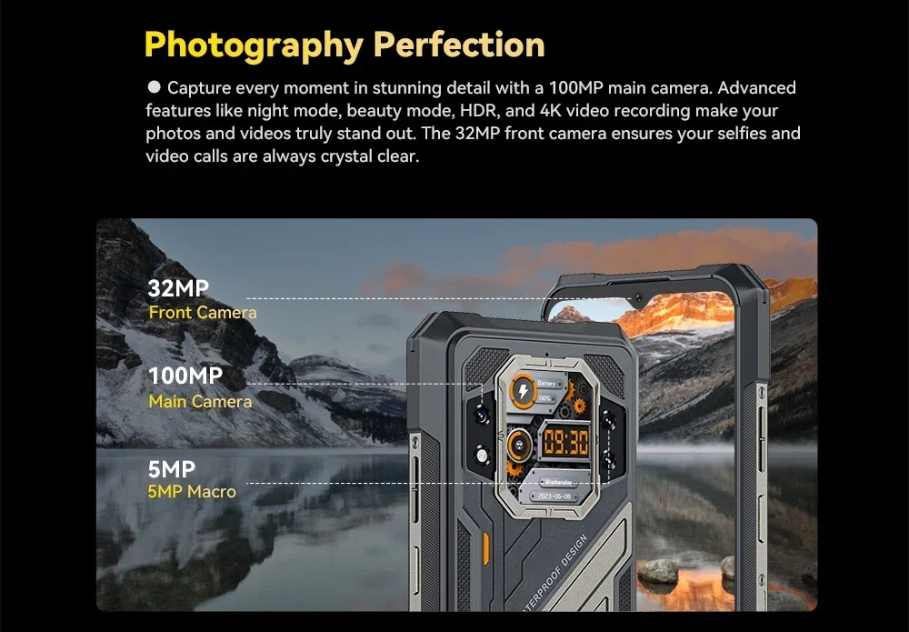 Cubot Kingkong X: защищённый смартфон 5G с батареей 10200 мАч