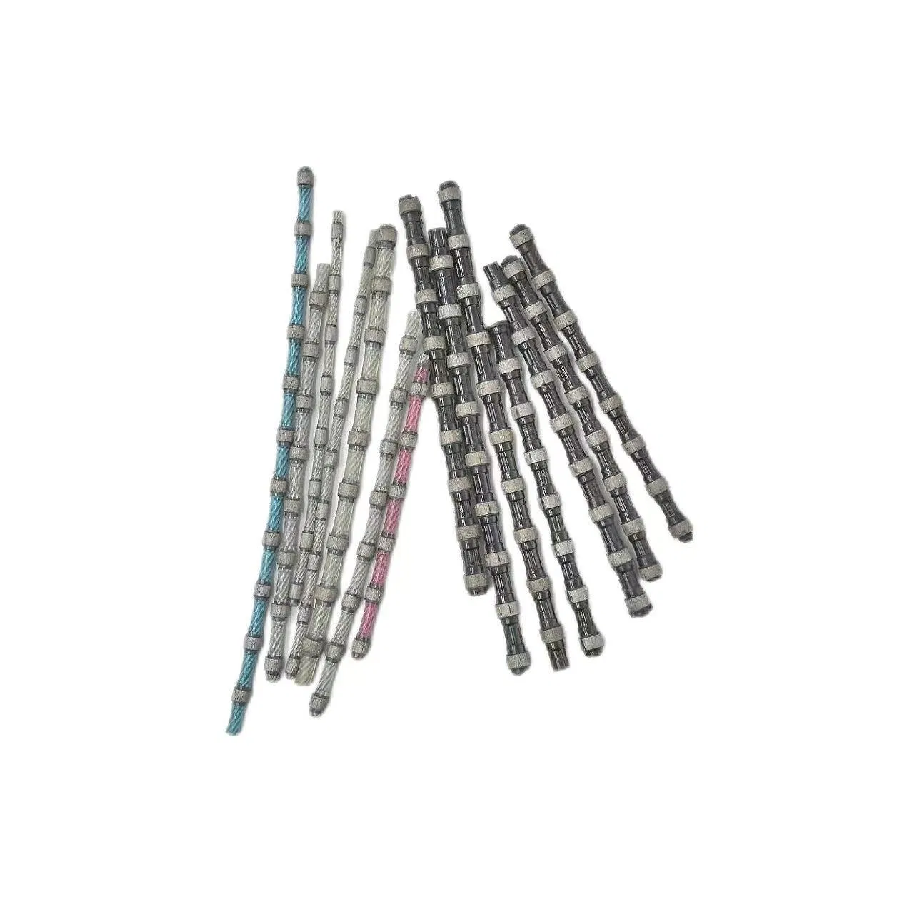 Diamond Wire Rope for Stone Cutting on Wire Rope Machine