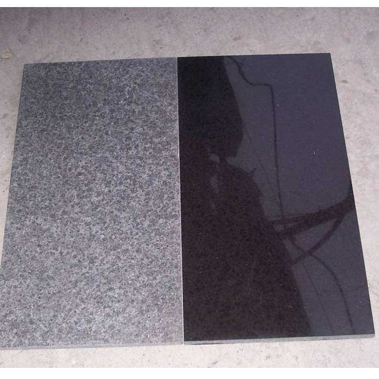 Polished G684 Black Pearl Granite Tiles for Indoor Floor Tiles