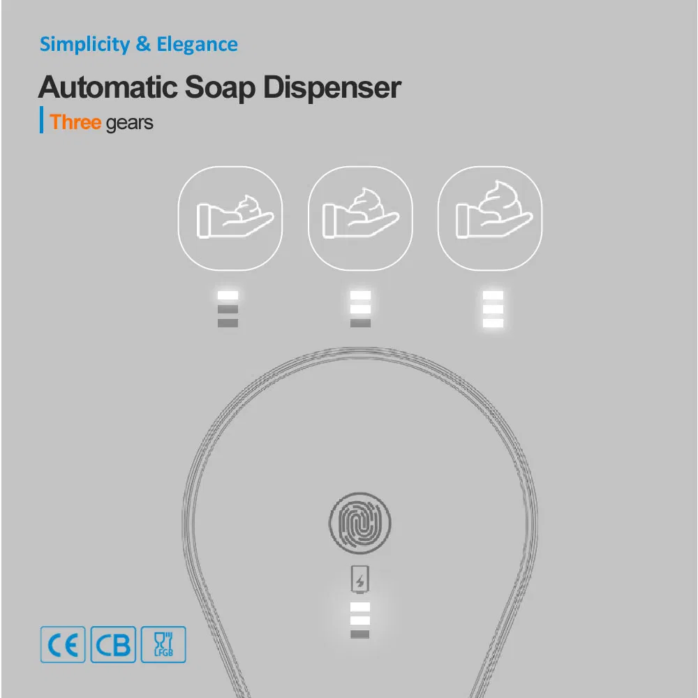 Автоматический дозатор пенного мыла с сенсором