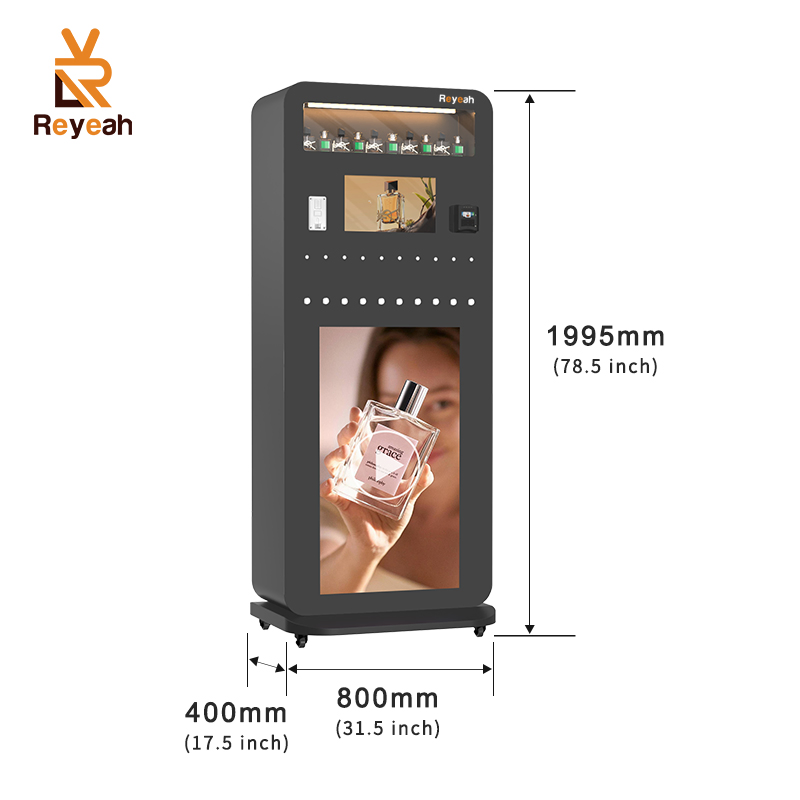 Commercial Street Perfume Vending Machine Independent Cologne Perfume Spray Vending Machine