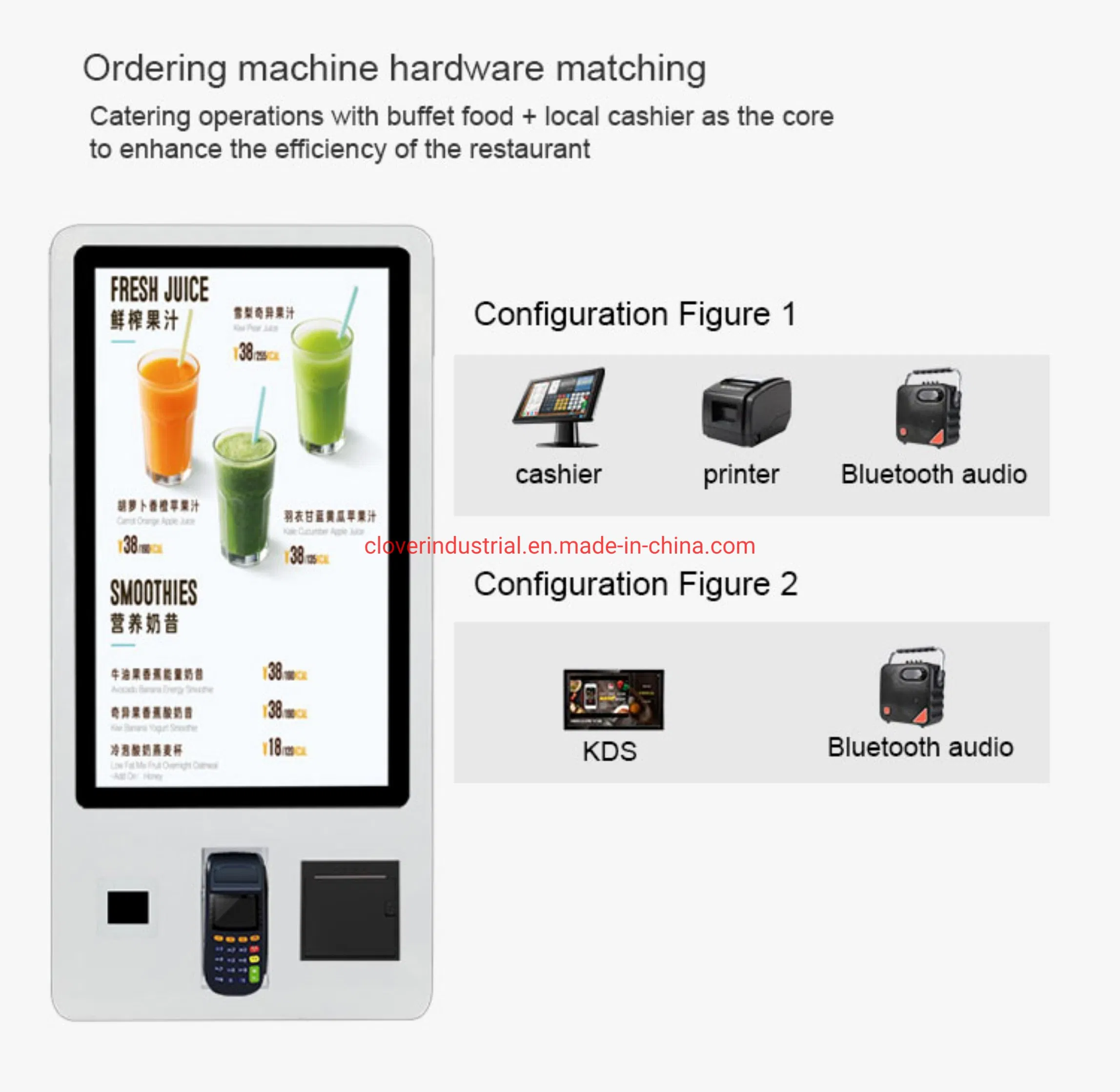 Android Barcode Scanner Touch Screen Self Service Kiosk