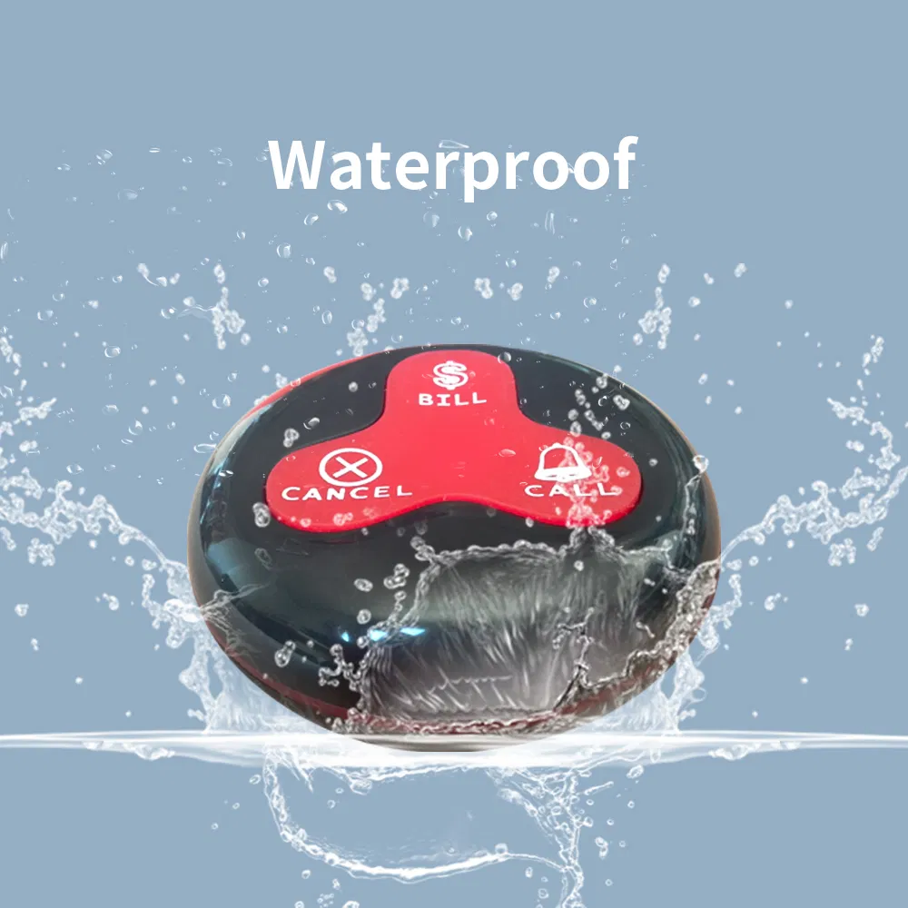 Wireless Calling System for Fast Food Restaurant Electronic Waiter Call Bell Equipment