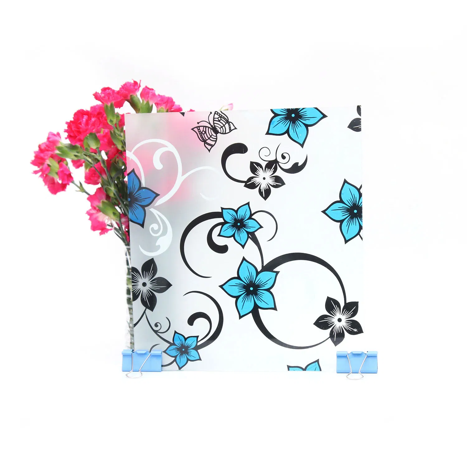 Decorative Glass/ Gloden Titianium Glass/ Silk Screen Glass 3.5mm 3.8mm 4mm 5mm Customized Size