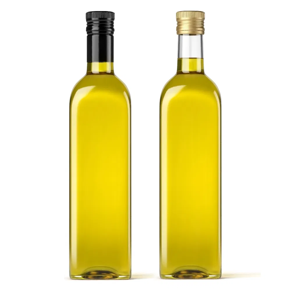 8oz 16oz Round Square Glass Olive Oil Bottle for Kitchen