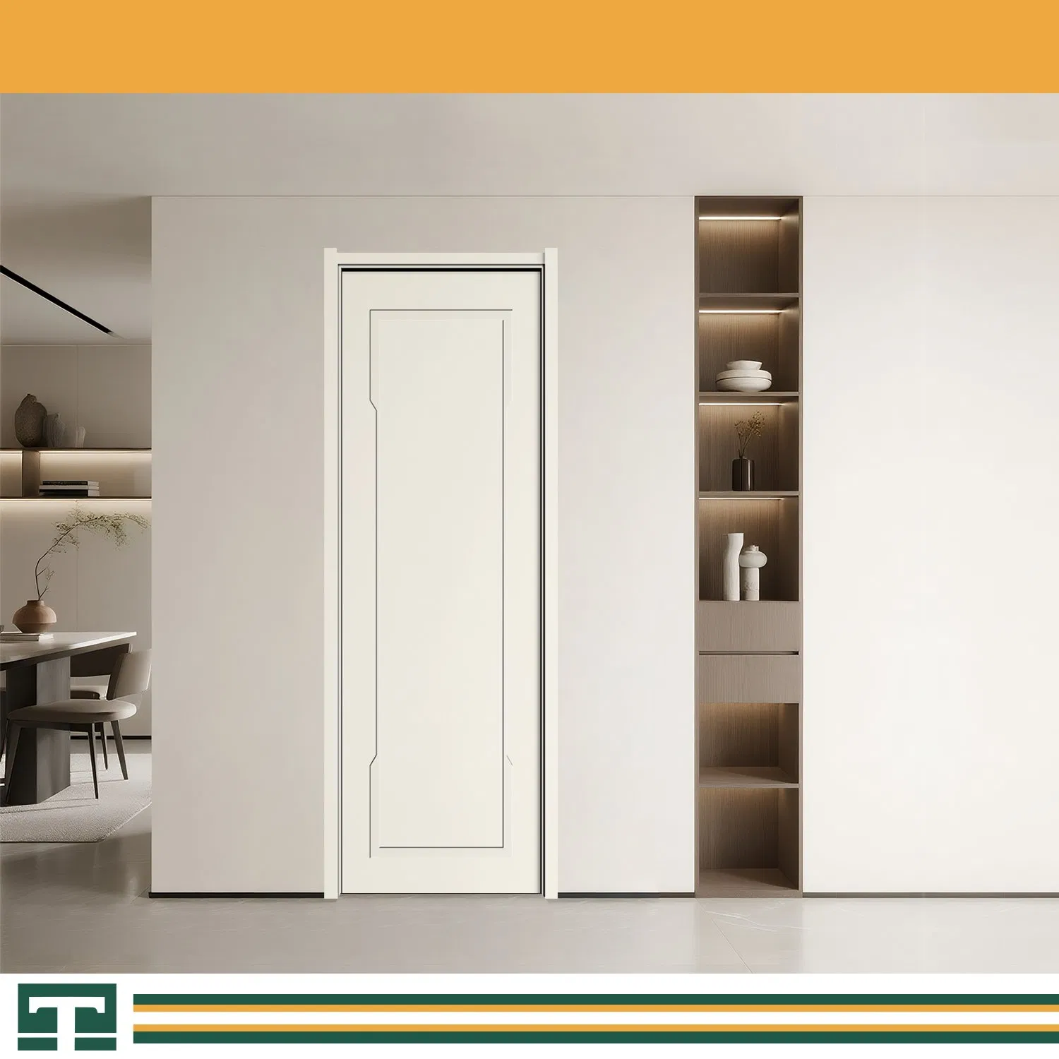 Modern Interior Room Main High Quality Hotel Aluminium Wooden Solid Wood WPC PVC Soundproof Sliding Outside Carbon Crystal Waterproof Fire Rated House Door