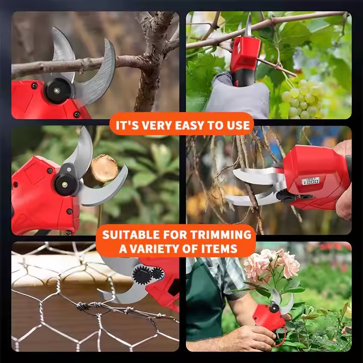 Electric Pruning Shears Professional Professional Best Electric Pruning Scissors 2 Batteries
