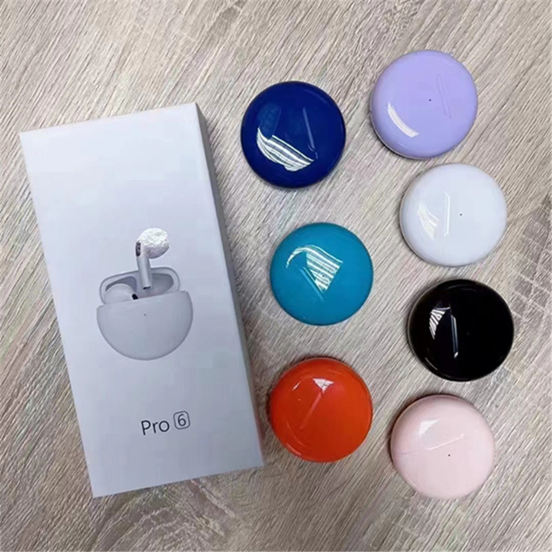 Bluetooth 5.0 True Wireless Earbuds with Charging Box Waterproof Earphone Volume Control Mini Tws Headphone Handsfree for Sports