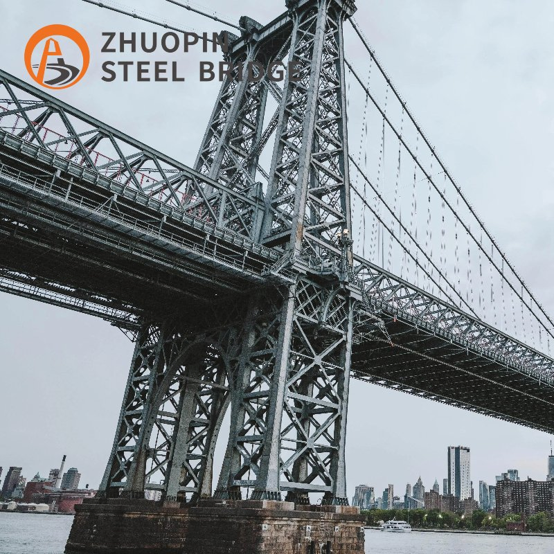 Economic Durable Free-Designed Steel Structure Bridge / Steel Structure Trussbridge