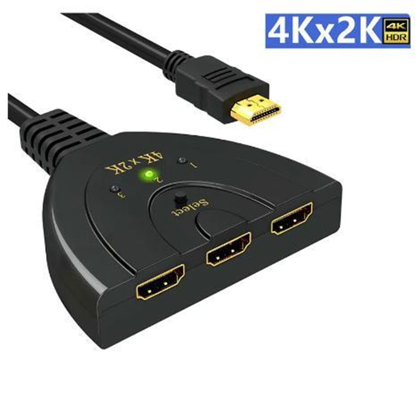 HDMI-коммутатор 3x1, 4K, без пульта