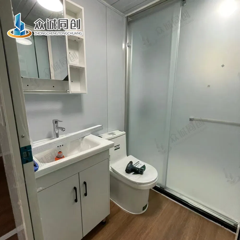 Moisture-Resistant Wooden House with Polished Cement Board for Office