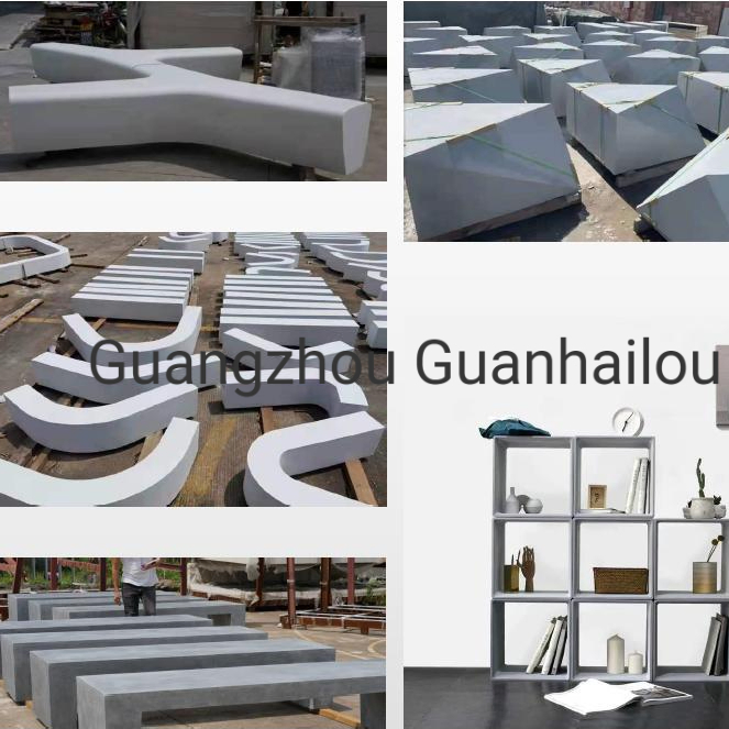 Grc Components of Ceiling and Wall and Pillar and Bench