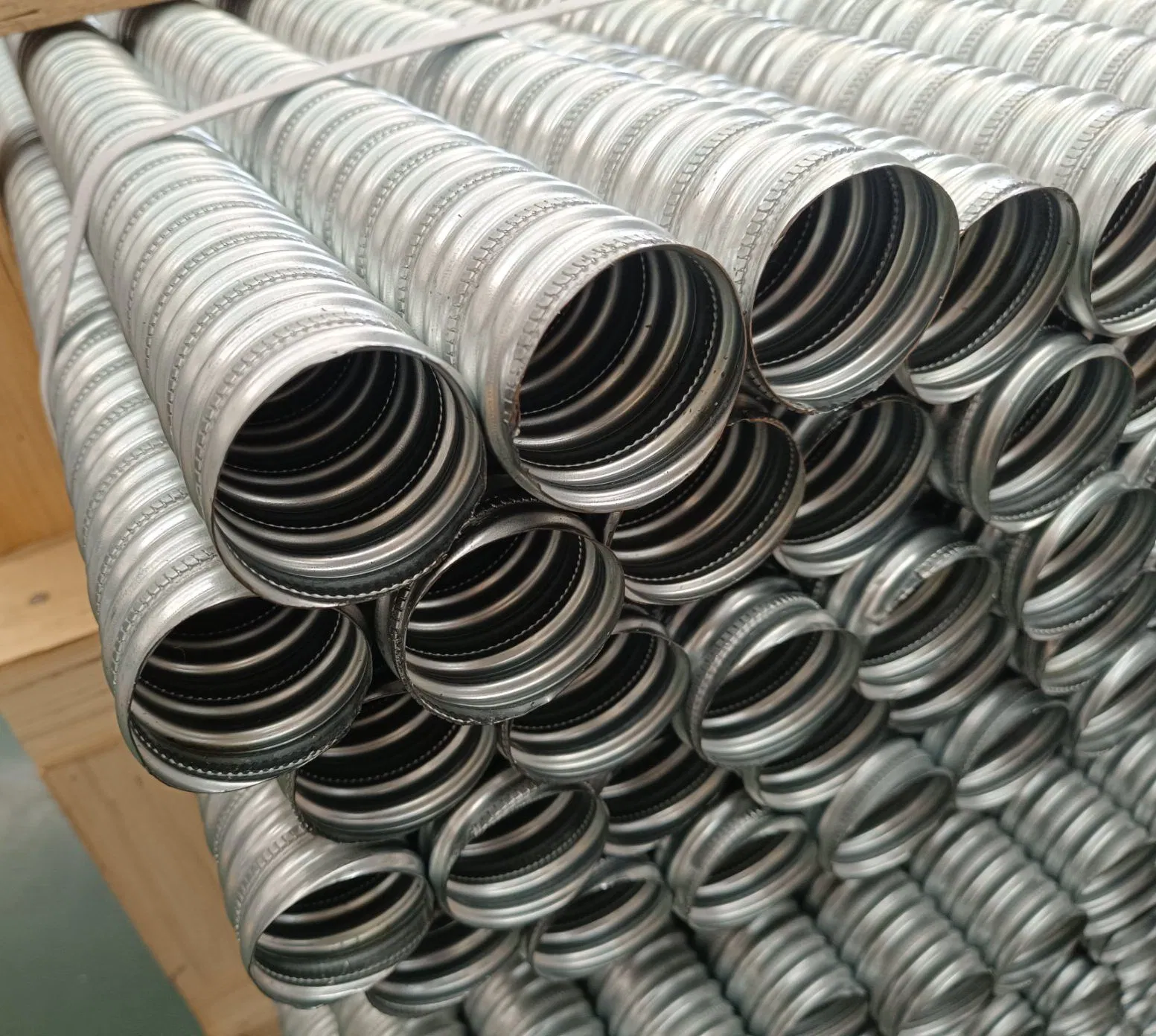 50mm High Tension Corrugated Galvanized Prestressed Steel Metal Slab for Pre-Stressed Concrete Bridge Construction